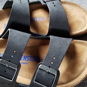 Birkenstock Arizona 36 Narrow black leather soft f